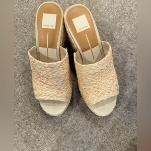 Dolce Vita Women's Cream Espadrille Mules